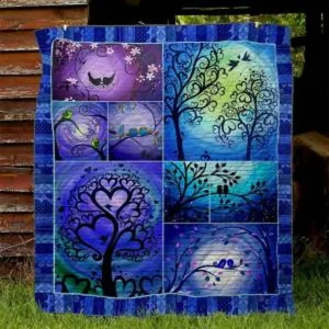 Ll Bluebird Quilt Blanket and Home Decor