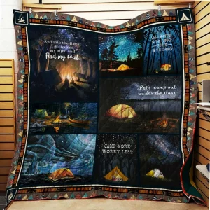 Ll – Camping Quilt Blanket and Home Decor