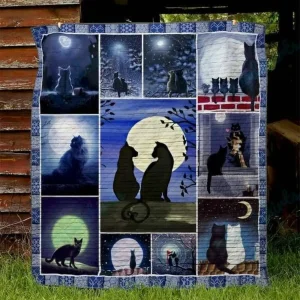 LL Cat Quilt Blanket Ver 01 and Home Decor