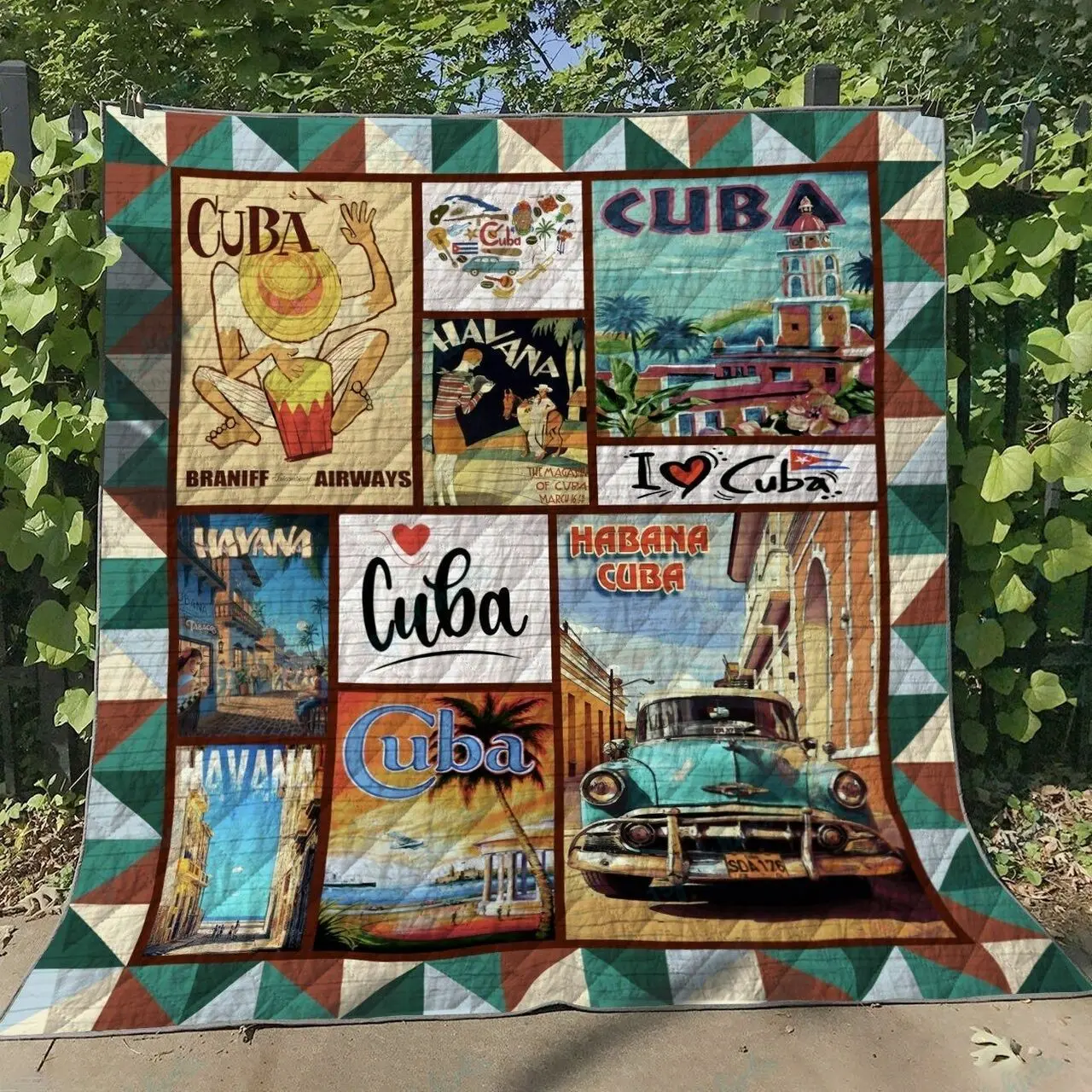Ll Cuba Quilt Blanket and Home Decor