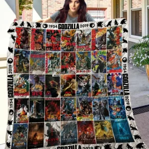 Ll Godzilla 1954 2019 Quilt Blanket and Home Decor