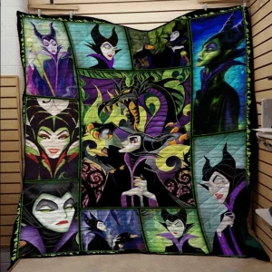 Ll Maleficent Quilt Blanket and Home Decor