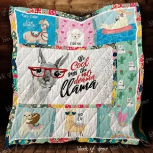 Llama Cl2100309Mdq Quilt Blanket and Home Decor