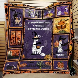 Llama Halloween Blanket Th1909 Quilt and Home Decor