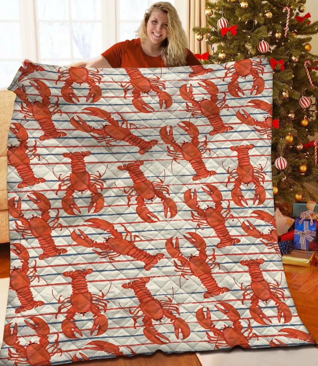 Lobster Quilt Eum and Home Decor