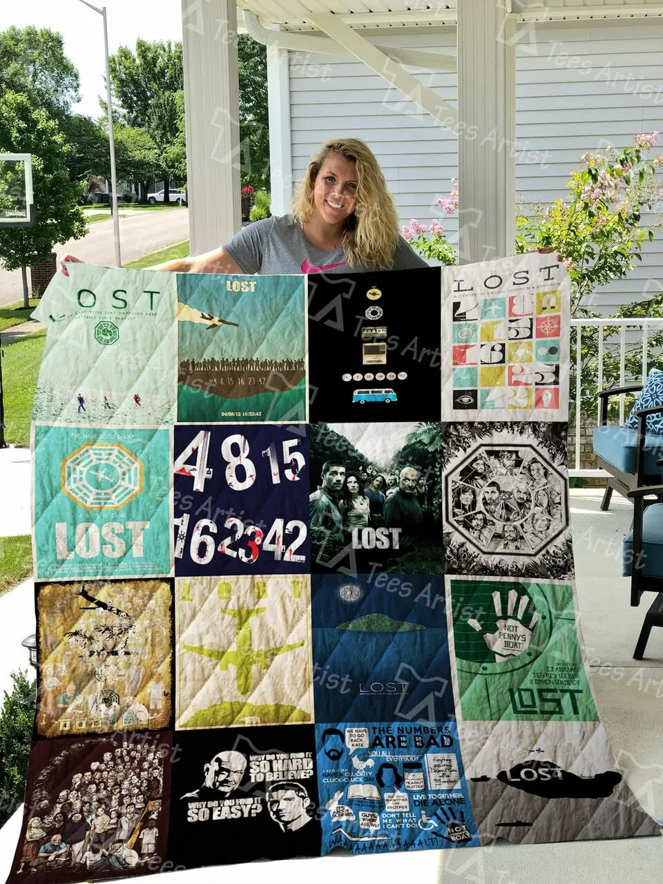 Lost Quilt Blanket 0470 and Home Decor