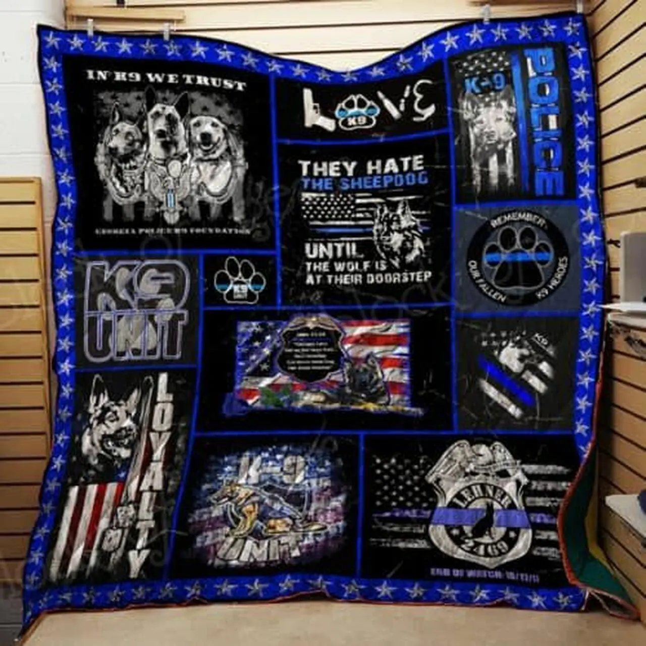Love K-9 Cl22100335Mdq Quilt Blanket and Home Decor