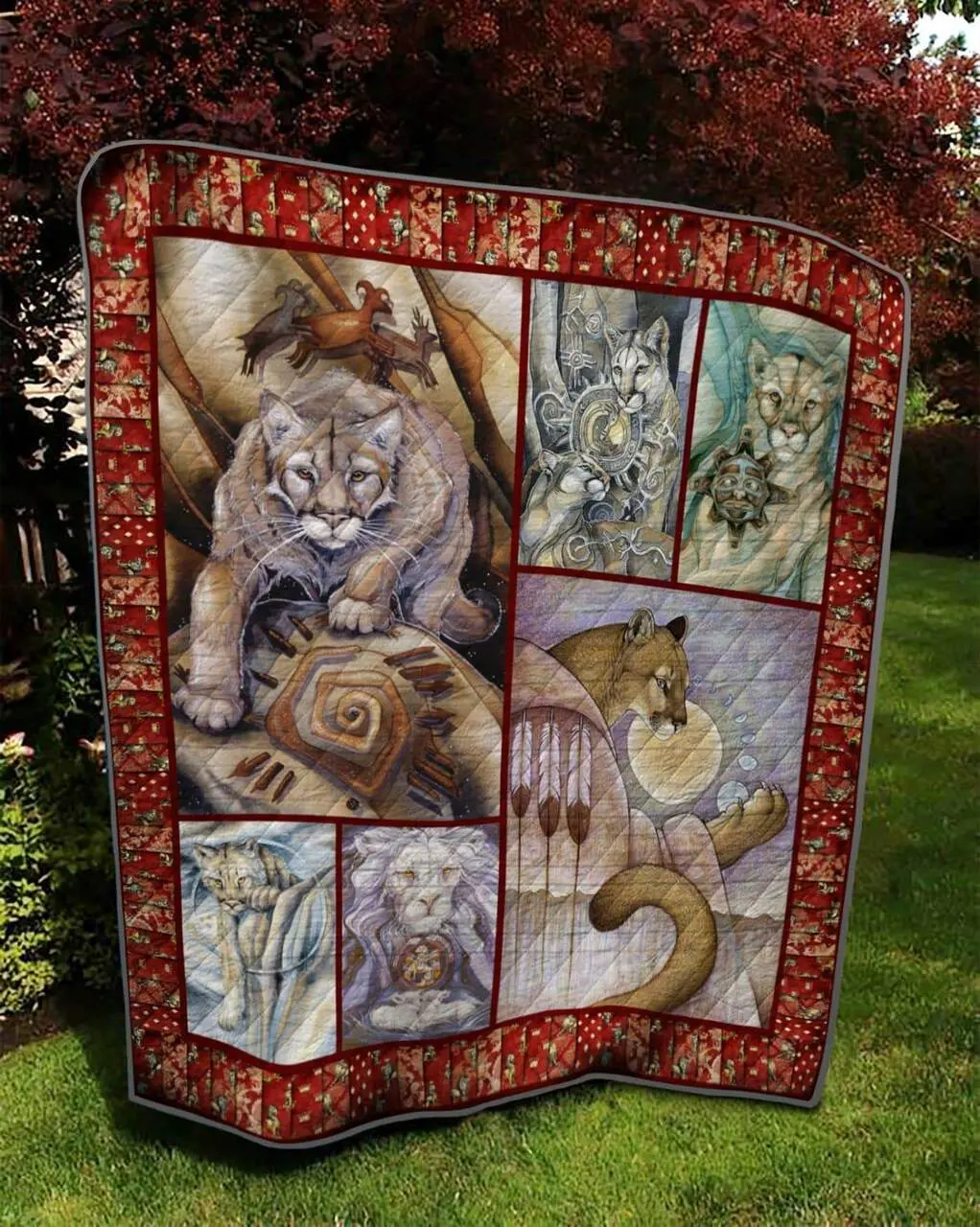 Love Lion Quilt and Home Decor