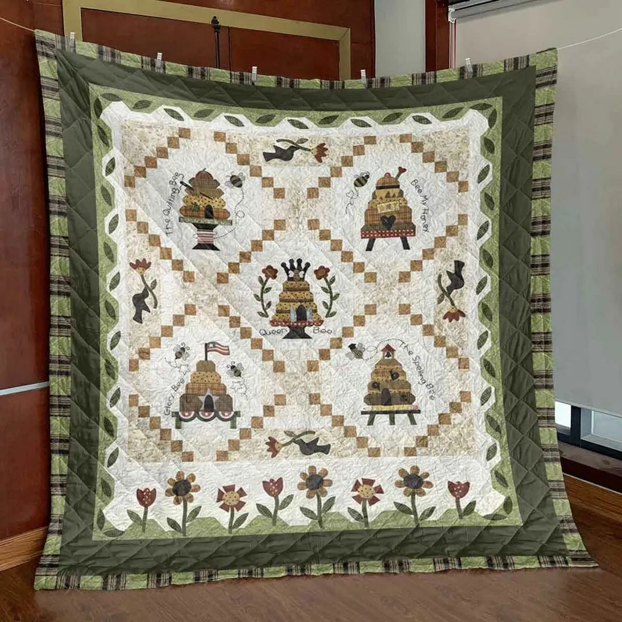Love The Bee Clt170643 Quilt Blanket and Home Decor