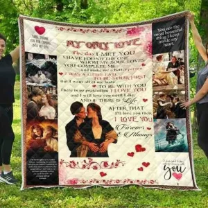 Love Titanic Quilt Blanket and Home Decor