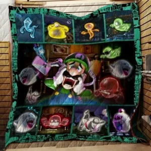 Luigi’S Mansion: Dark Moon Quilt and Home Decor