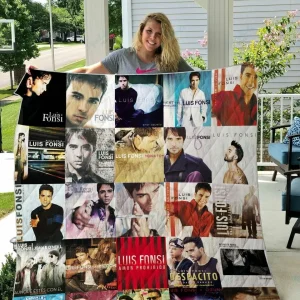Luis Fonsi Quilt Blanket and Home Decor