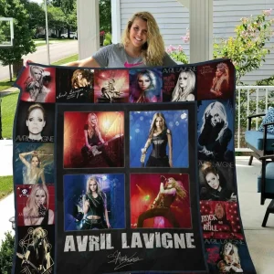 M Avril Lavigne Quilt Blanket and Home Decor