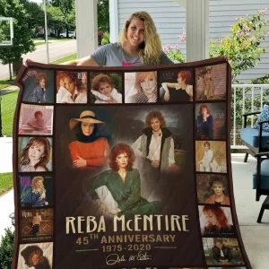 M Reba Mcentire Quilt Blanket Ver 2 and Home Decor