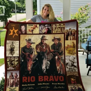 M Rio Bravo Quilt Blanket Ver 1 and Home Decor