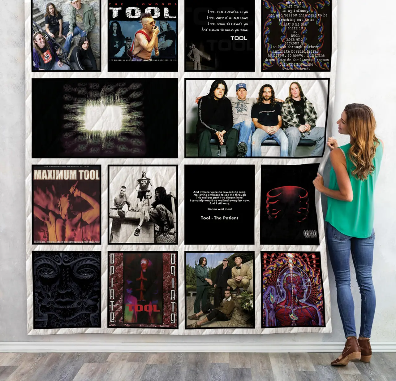 M-Tool Band Quilt Blanket For Fans Ver 14 and Home Decor