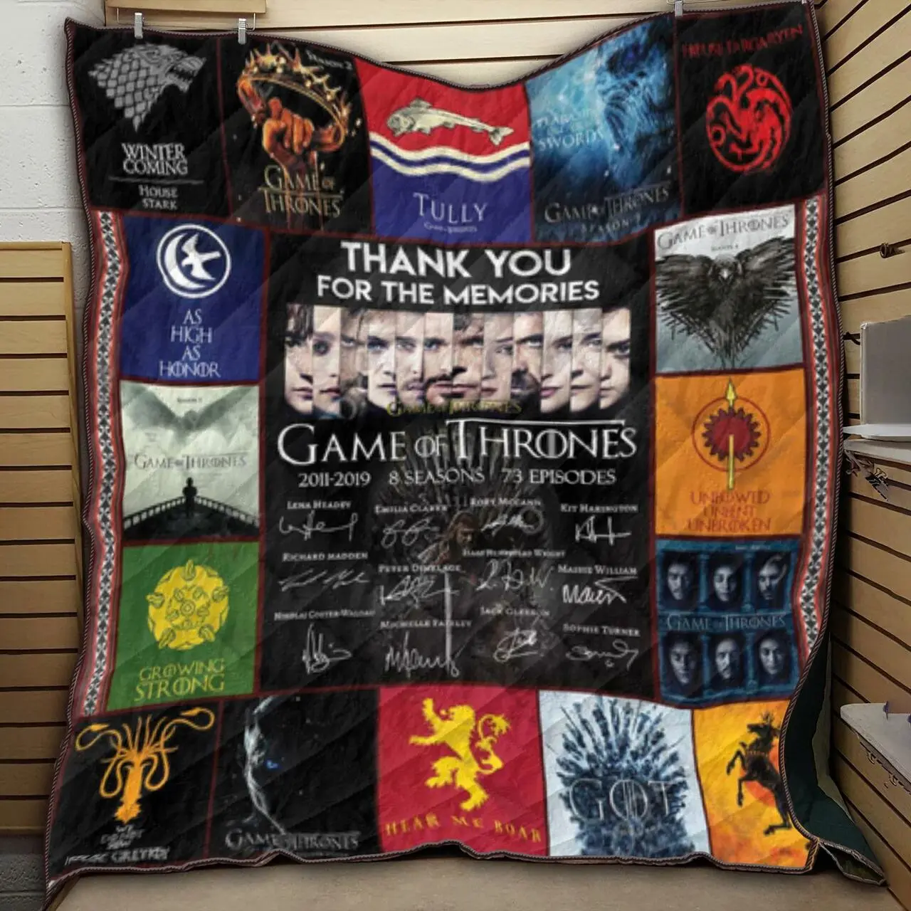 M290707 Game Of Thrones Quilt Blanket Quilt and Home Decor
