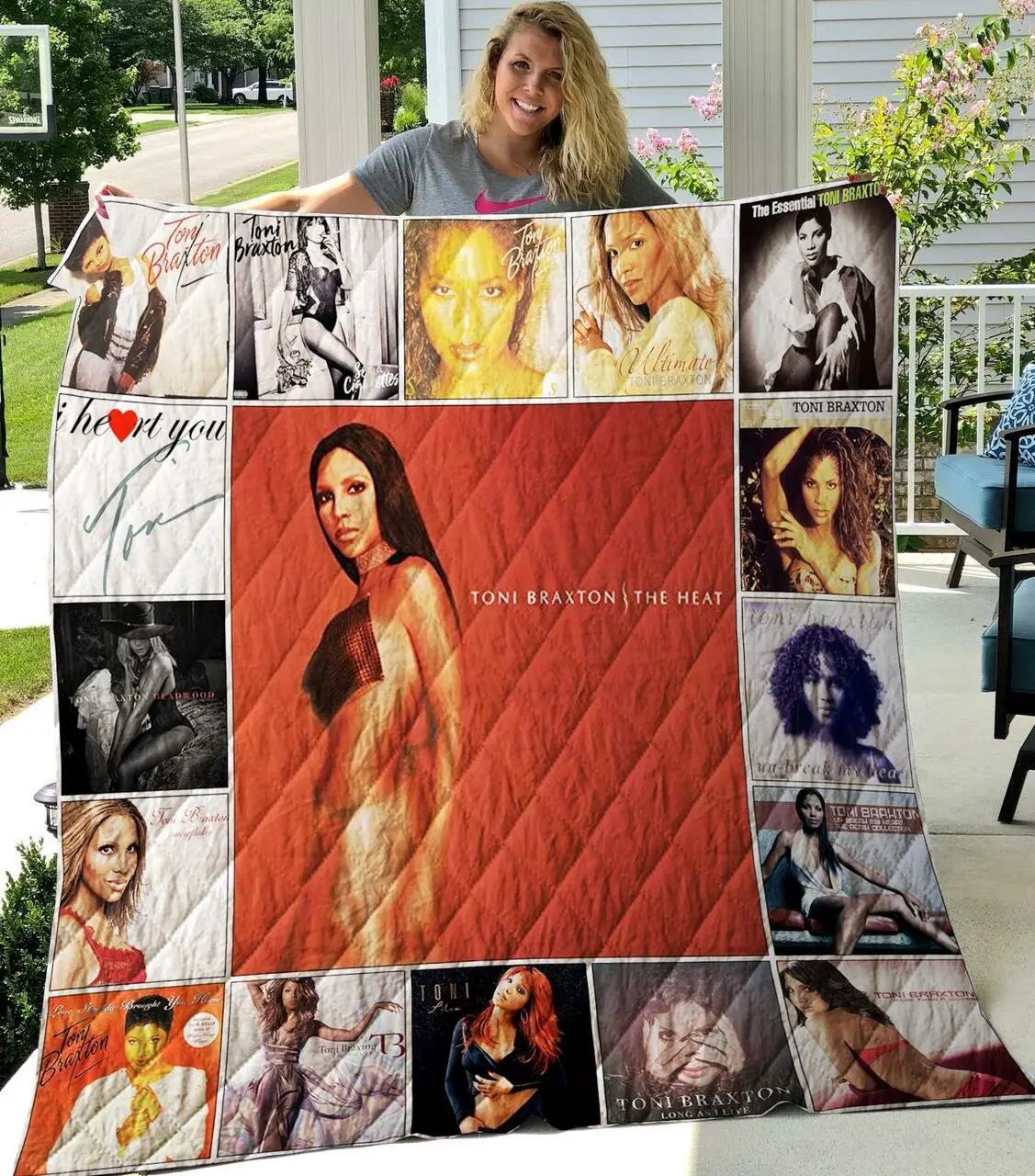 M290717 Toni Braxton Quilt Blanket Quilt and Home Decor