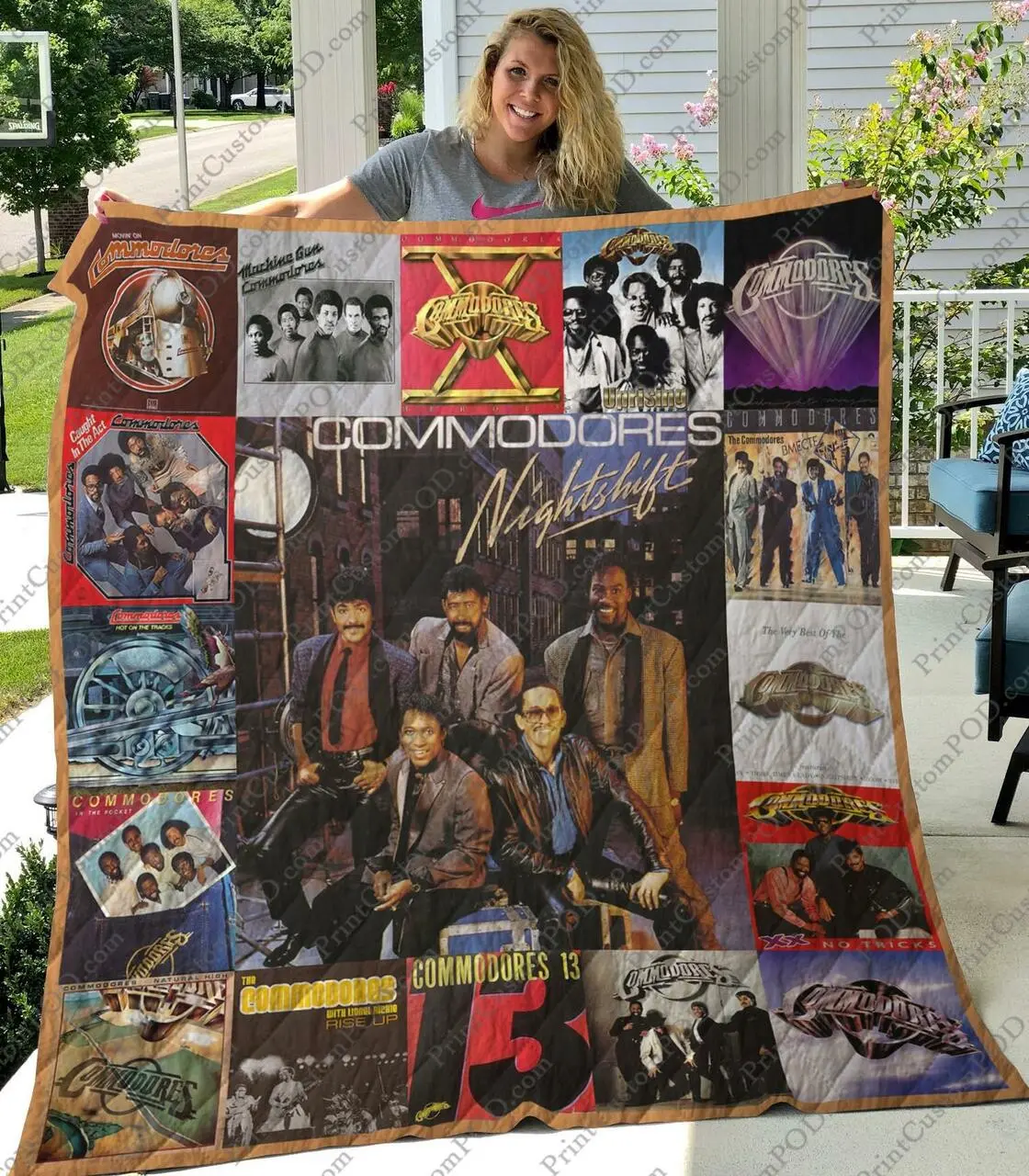 M300715 Commodores Quilt Blanket Quilt and Home Decor