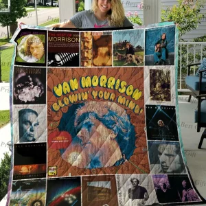 M310769 Van Morrison Quilt Blanket Quilt and Home Decor