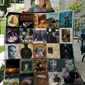 M310770 Van Morrison Quilt Blanket Quilt and Home Decor