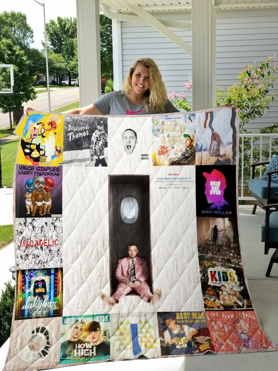 Mac Miller Custom Quilt 02 and Home Decor