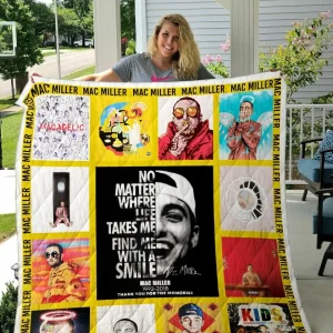 Mac Miller Custom Quilt Blanket Ver 2 and Home Decor