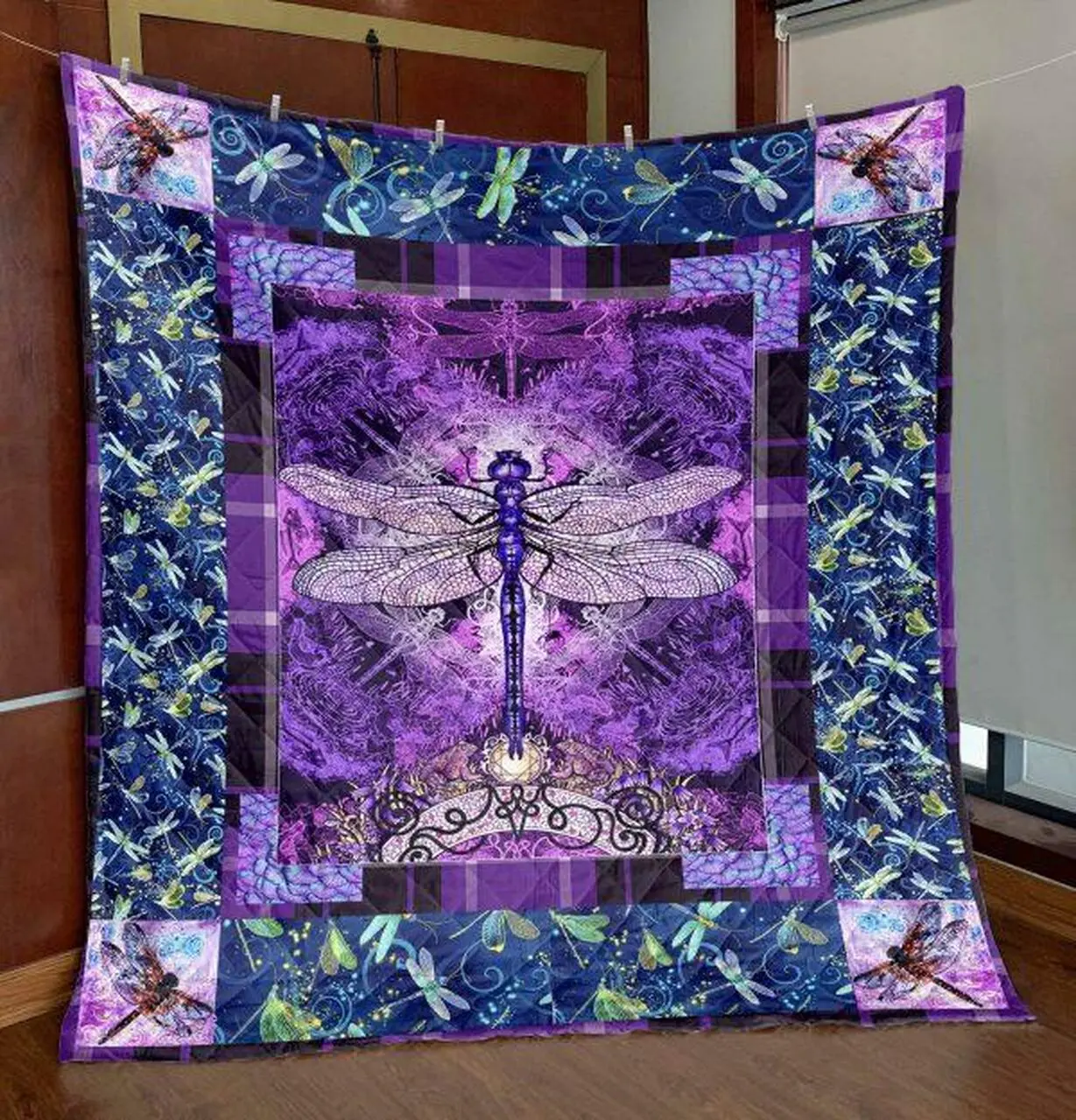 Magical Dragonfly Quilt Blanket Lu88 Quilt and Home Decor