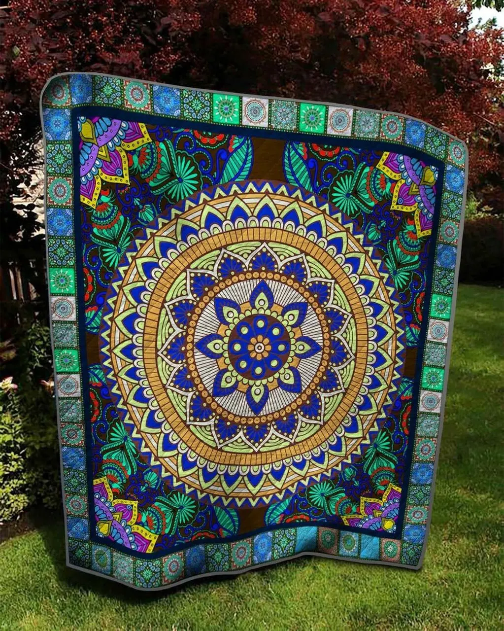 Mandala Ah Quilt Derqdi and Home Decor