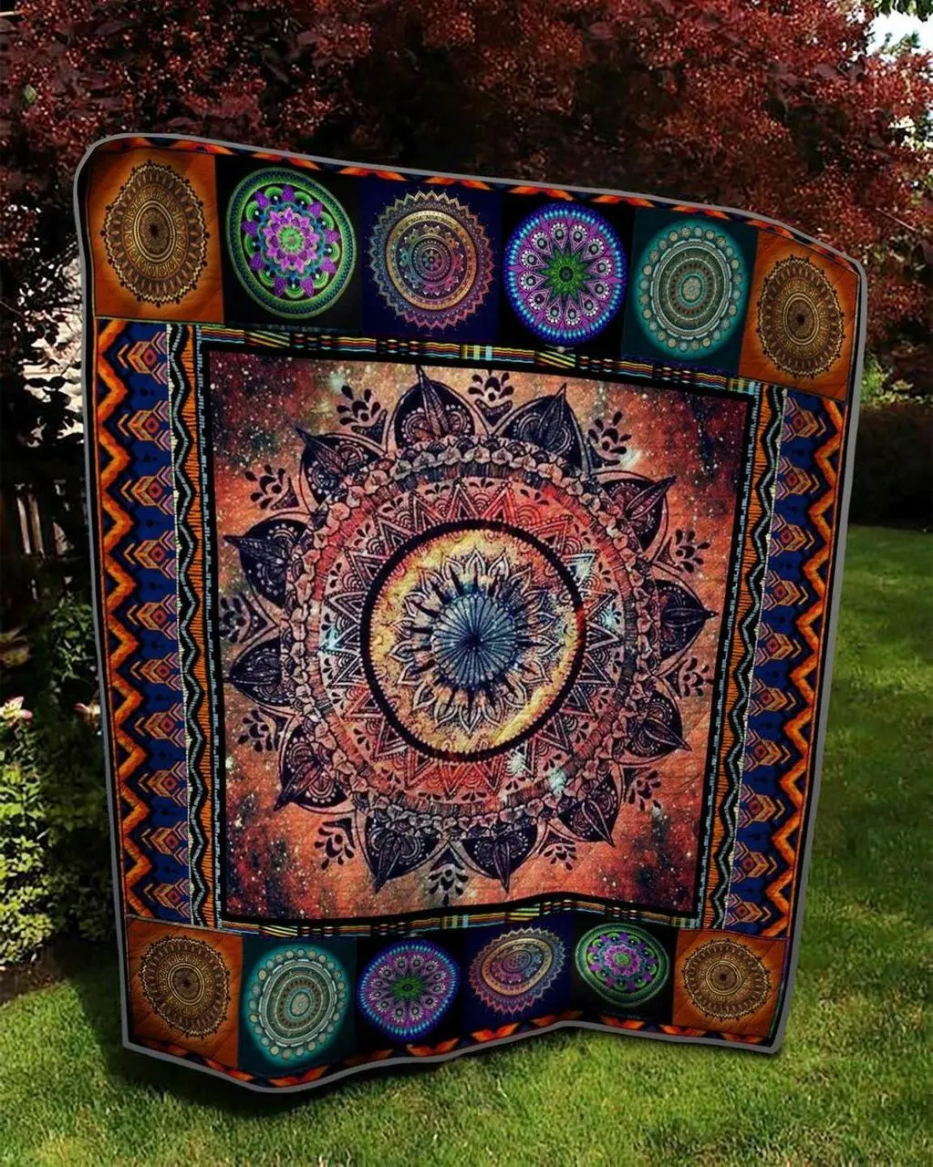 Mandala Ah Quilt Derqhm and Home Decor