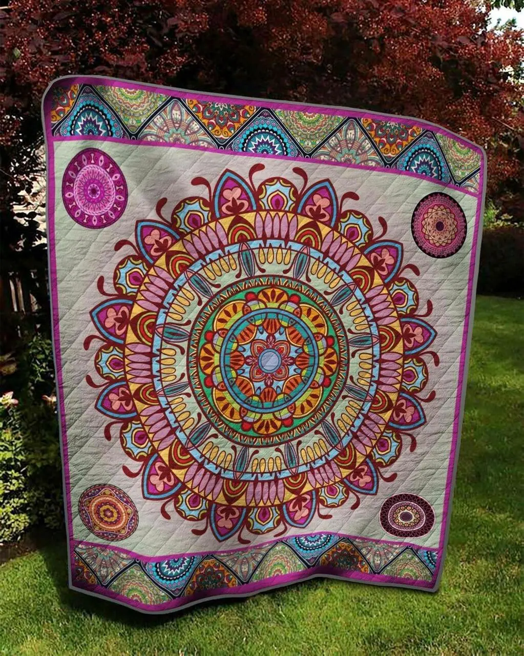 Mandala Hur Quilt ao and Home Decor
