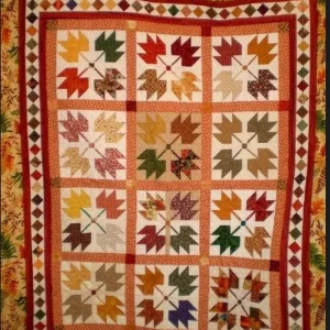 Maple Leaves Cla2210317Q Quilt Blanket and Home Decor