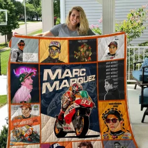 Marc Marquez Quilt Blanket 01 and Home Decor