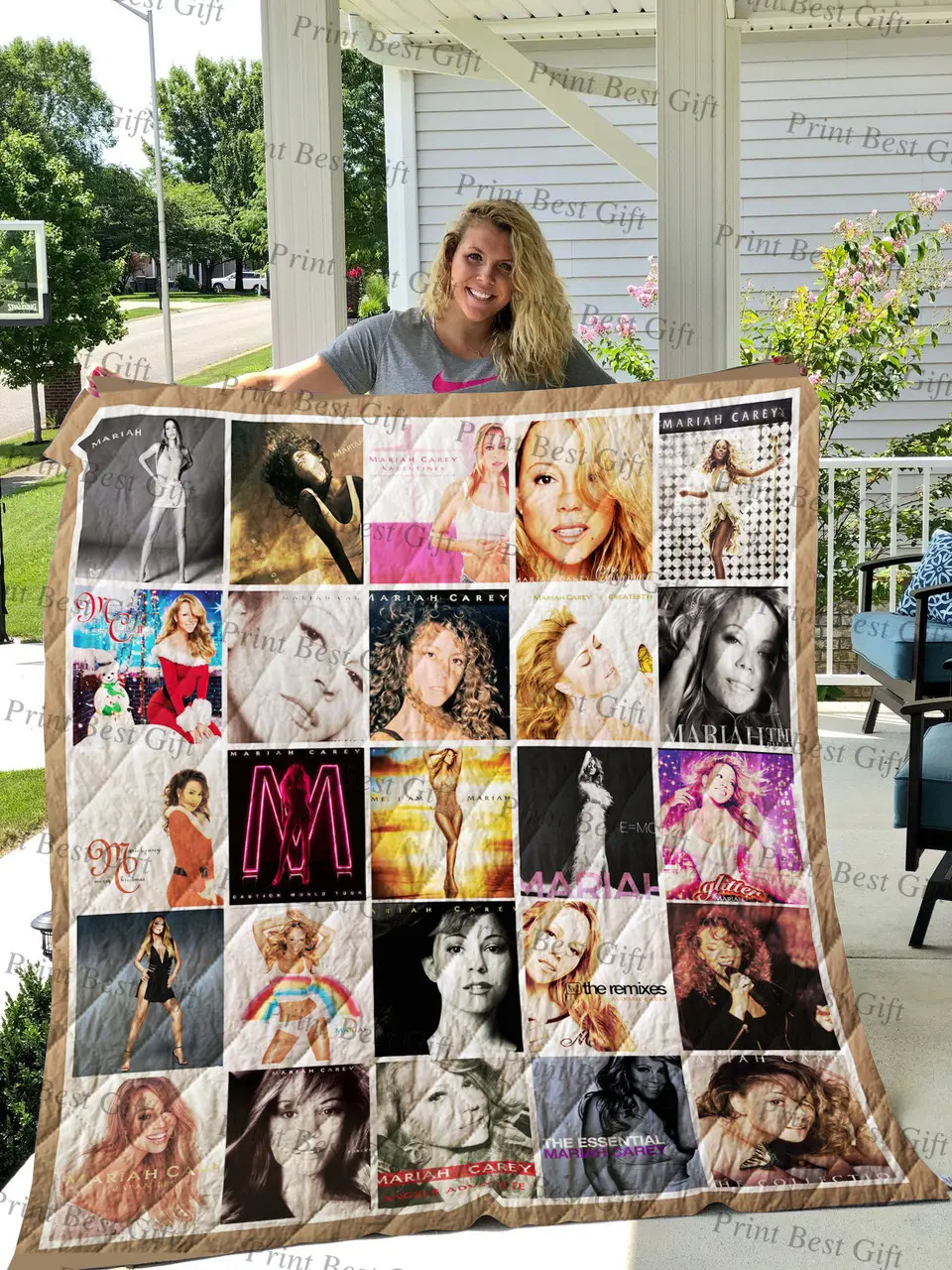 Mariah Carey Cover Poster Quilt 2 and Home Decor
