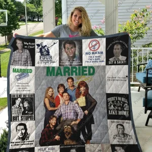 Married With Children Quilt Blanket and Home Decor