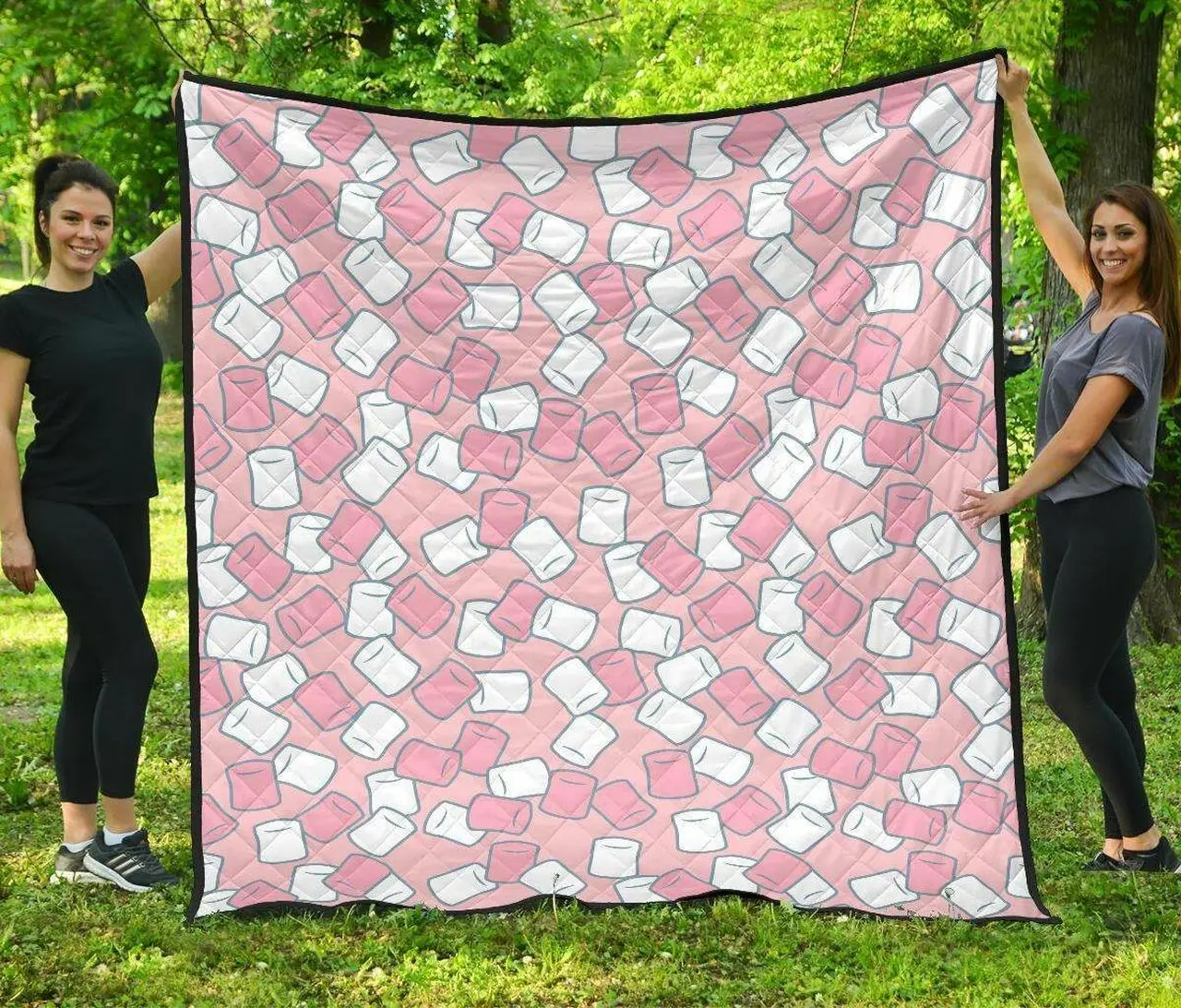 Marshmallow Colorful Cl12100430Mdq Quilt Blanket and Home Decor