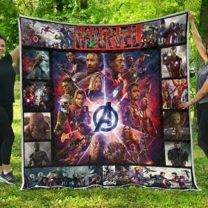 Marvel Avengers Endgame Premium While Quilt and Home Decor