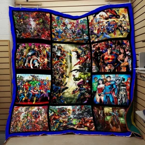 Marvel Dc Superhero Quilt and Home Decor