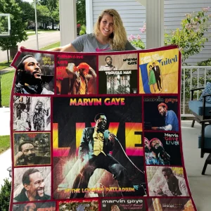 Marvin Gaye H89 Quilt and Home Decor