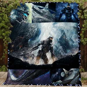 Master Chief Quilt Blanket and Home Decor