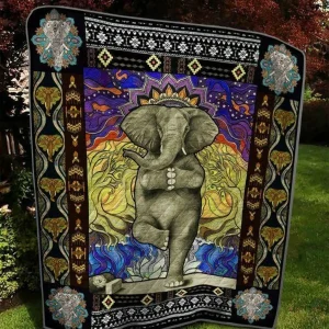 Master Elephant Quilt Blanket Quilt and Home Decor