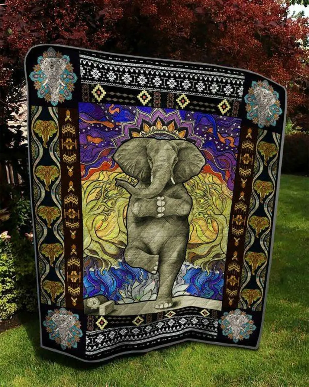 Master Elephant Quilt Blanket Quilt and Home Decor