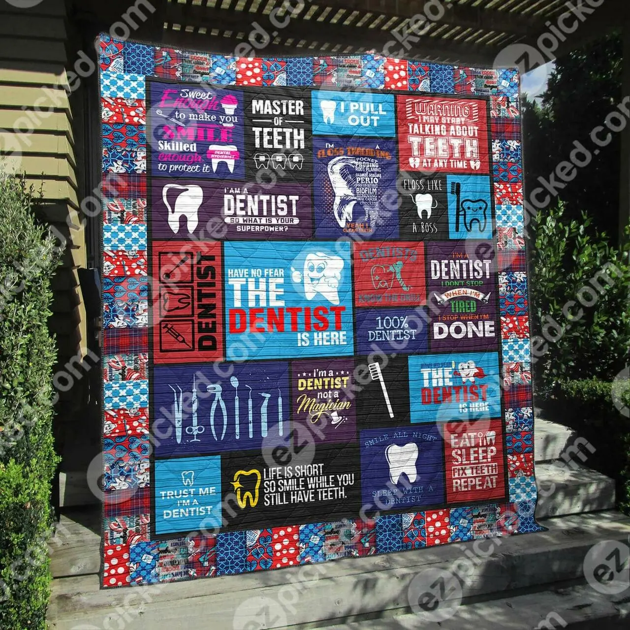 Master Of Teeth Pkd240688 Quilt Blanket and Home Decor