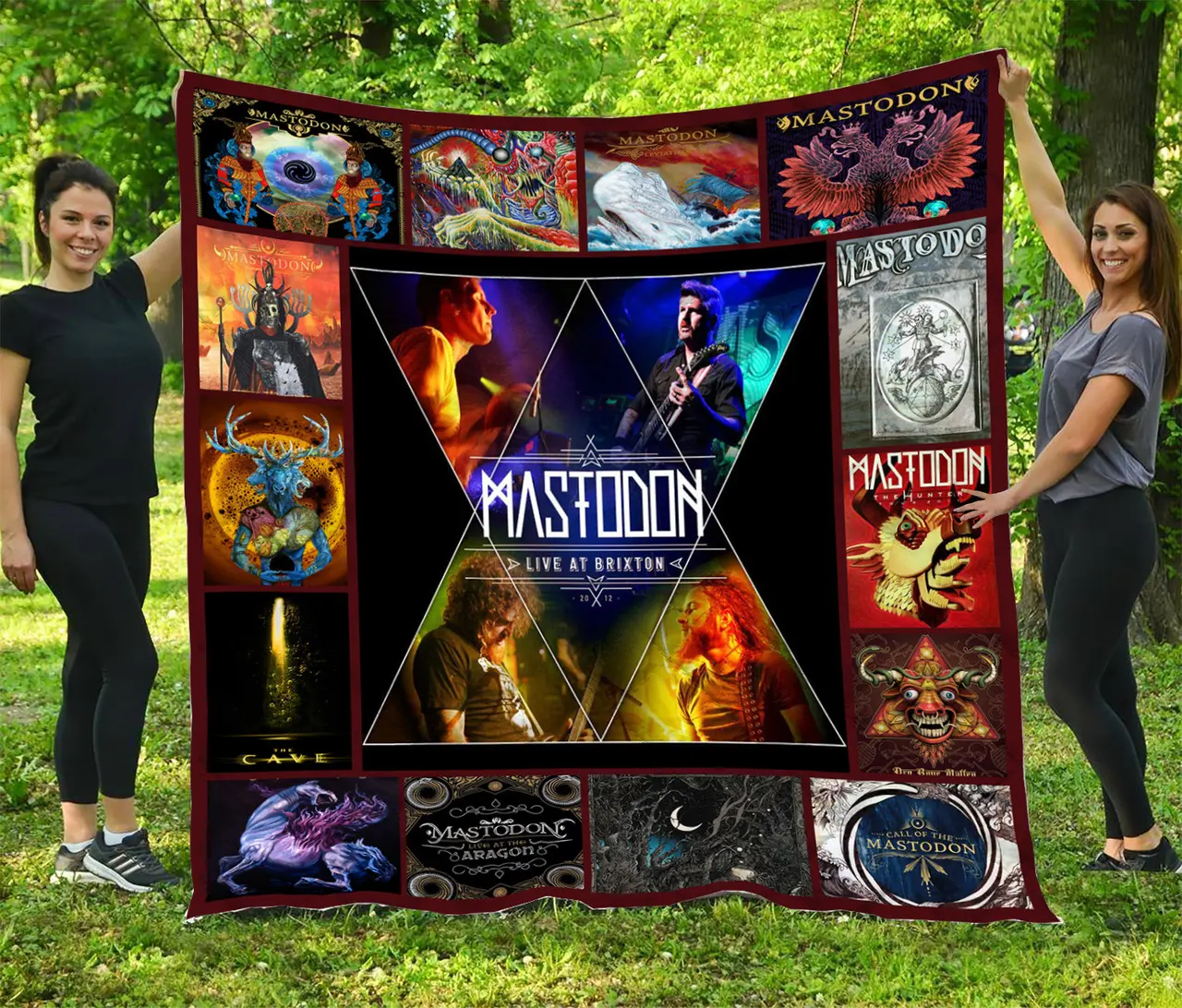 Mastodon Band H89 – Quilt and Home Decor