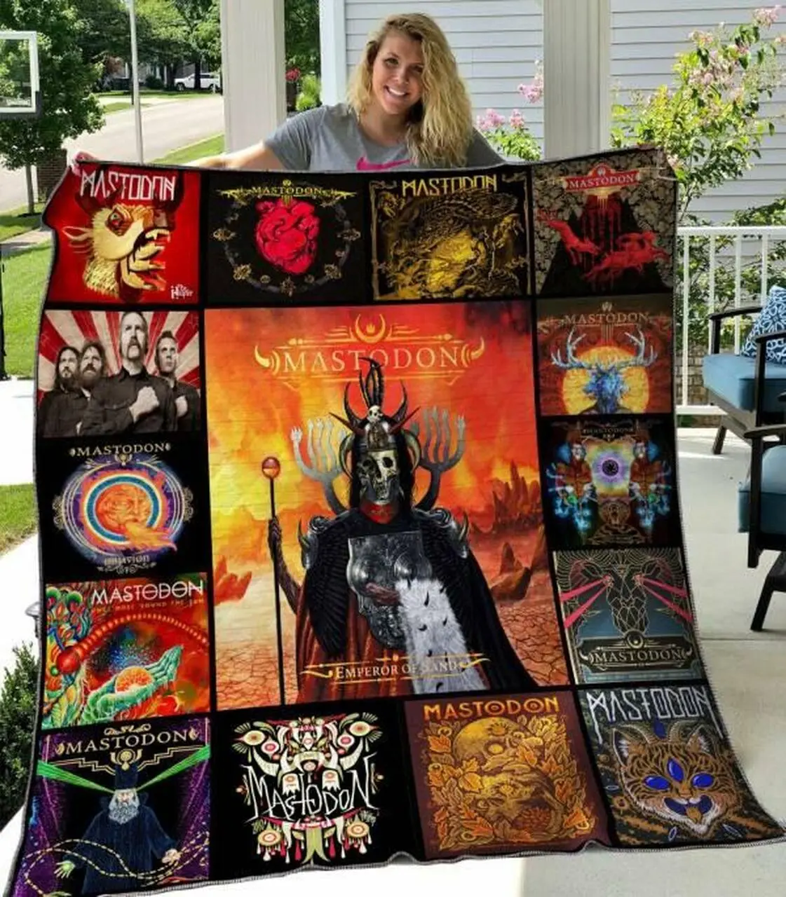 Mastodon Quilt Blanket Hvt040617 Quilt and Home Decor