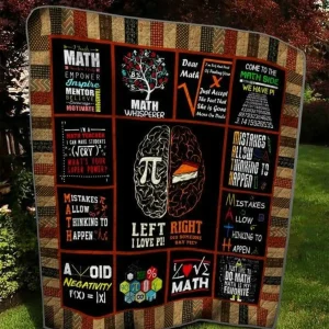 Mathematics Bs0304 2 Quilt Blanket Quilt and Home Decor