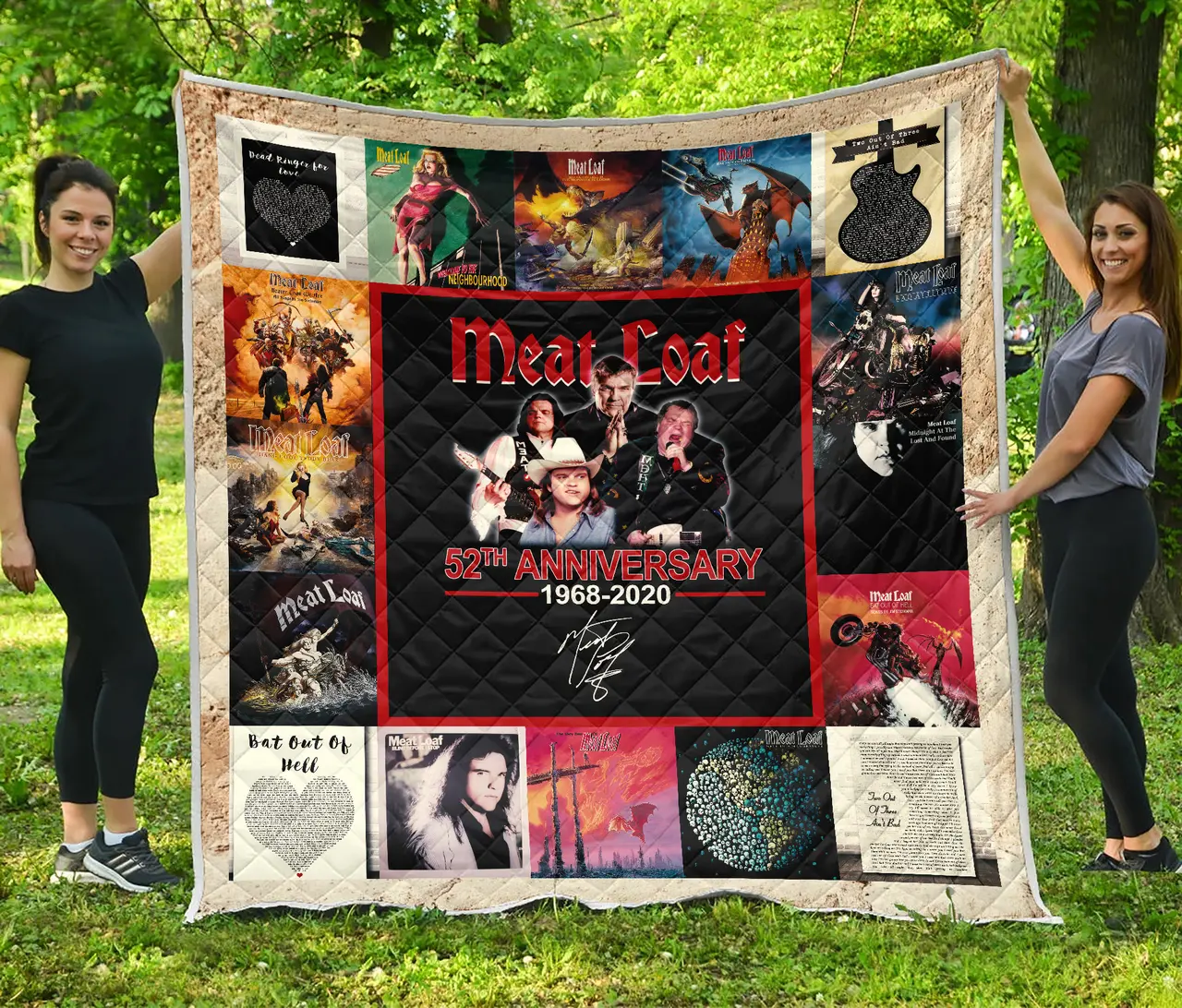 Meat Loaf Anniversary Quilt and Home Decor