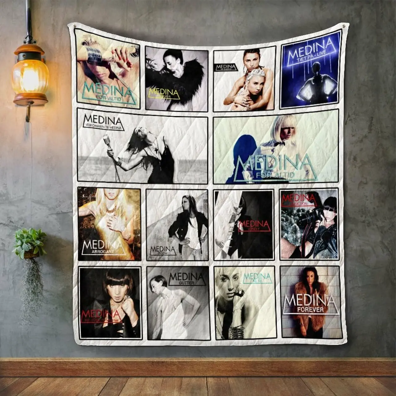 Medina Album Covers Quilt Blanket and Home Decor