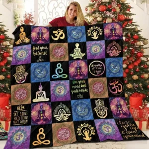 Meditation Square Pattern DD 3D Customized Quilt and Home Decor