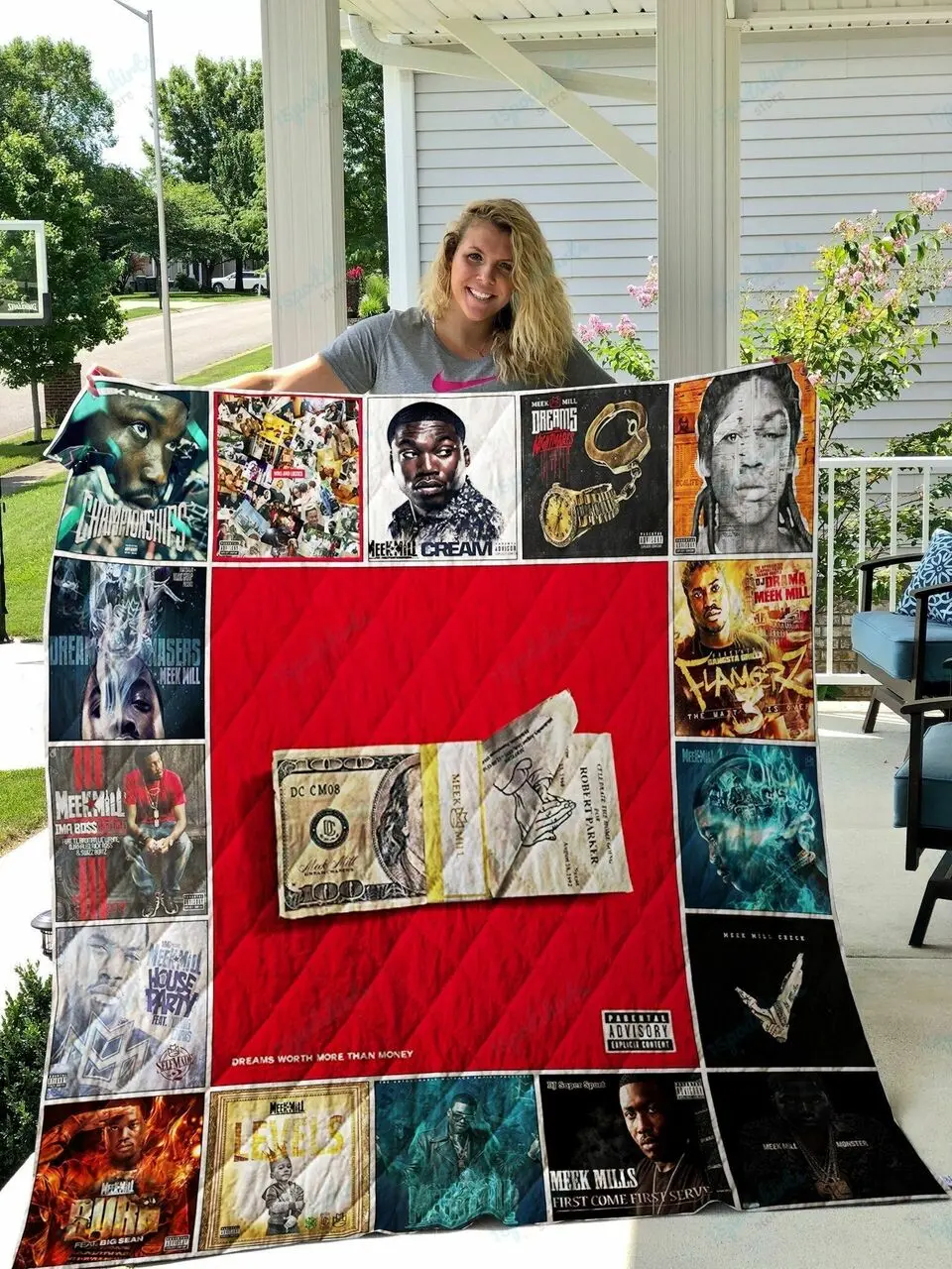 Meek Mill Quilt Blanket 01313 and Home Decor